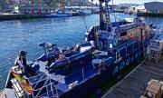 Imagen de la semirrígida embarcada sobre la patrullera Halcón, con base en Vigo © Vanguard Marine Imagen de la semirrígida embarcada sobre la patrullera Halcón, con base en Vigo © Vanguard Marine