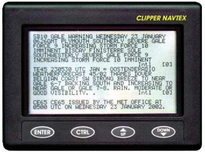 CLIPPER NAVTEX – Un display para navegar tranquilo CLIPPER NAVTEX – Un display para navegar tranquilo