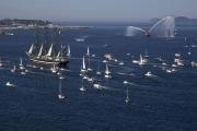 Salida de Vigo del Atlantic Challenge. Tall Ship Race