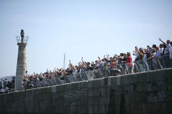 Salida de Vigo del Atlantic Challenge. Tall Ship Race