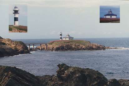 Faro de Isla Pancha. Ría de Ribadeo