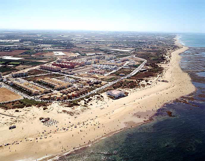 La costa desde Chipiona hasta Punta Candor (Rota)