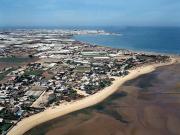 Punta de Montijo. Chipiona al fondo