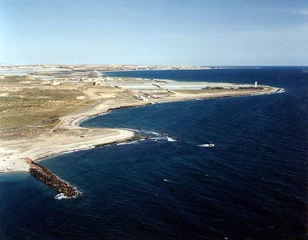 Punta de Los Baños, ensenada de las Entinas y Almerimar Punta de Los Baños, ensenada de las Entinas y Almerimar