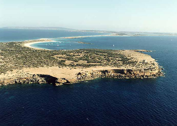 Punta Guardiola. Isla de Espalmador