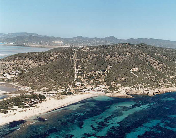 Comienzo de la Platja Es Cavallet Comienzo de la Platja Es Cavallet