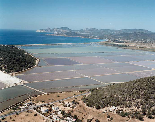 Salinas de Ses Salines y costa S y SW del Ibiza Salinas de Ses Salines y costa S y SW del Ibiza