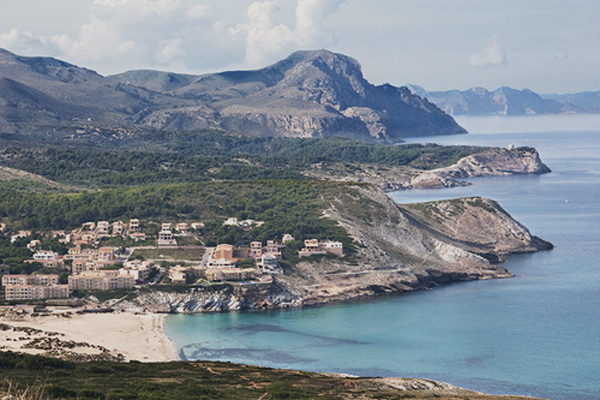 La costa desde Cala Mesquida en Capdepera hasta Punta Farrutx