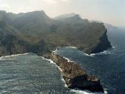 Punta Galera.Vista de la costa hacia el Sur.