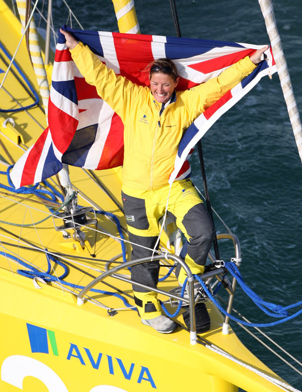 La vida de un solitario. Imágenes de Dee Caffari en la Vendée Globe