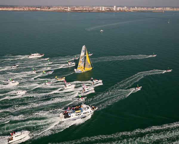 La vida de un solitario. Imágenes de Dee Caffari en la Vendée Globe