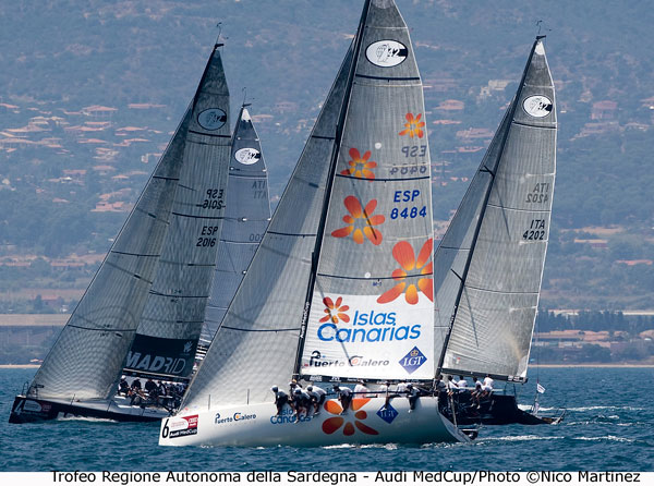 Trofeo Región de Cerdeña.. TP52 y GP42