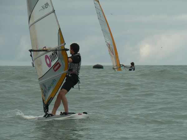 V Regata de Año Nuevo-Bahia de Cádiz de RS:X y Techno