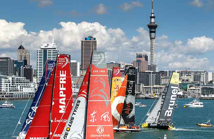 Team SCA vence en la In port de Auckland