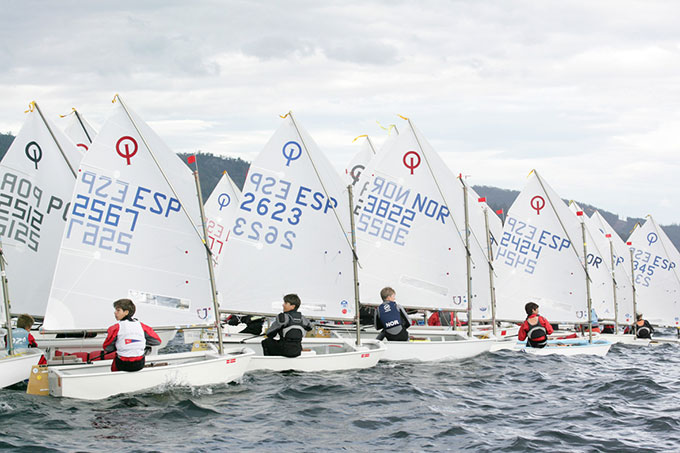  1ª jornada del Meeting Internacional de Optimist 