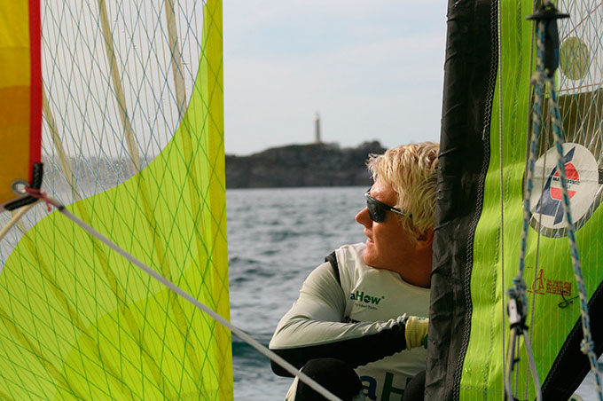 4ª Jornada Poco viento solo compiten los 49er 4ª Jornada Poco viento solo compiten los 49er