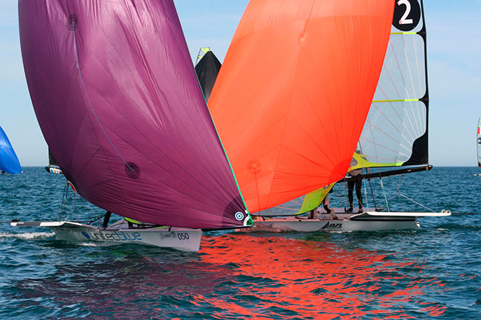 4ª Jornada Poco viento solo compiten los 49er 4ª Jornada Poco viento solo compiten los 49er