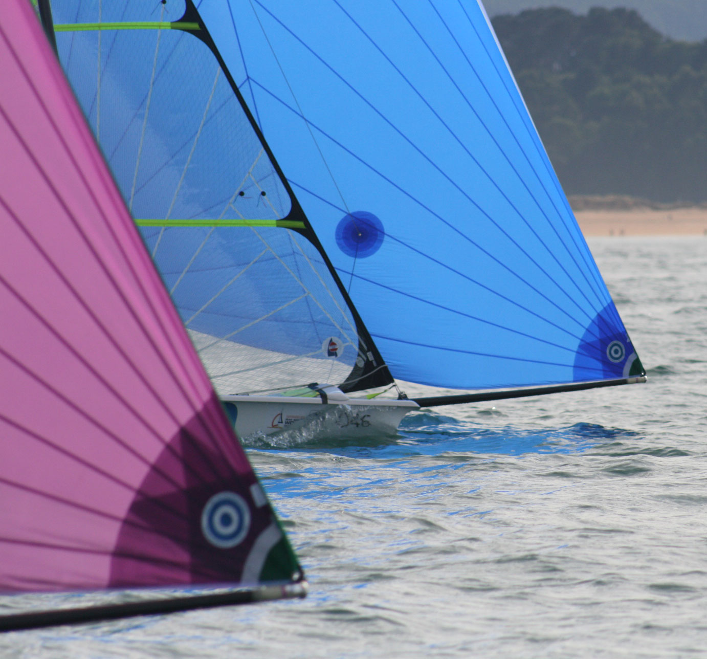4ª Jornada Poco viento solo compiten los 49er 4ª Jornada Poco viento solo compiten los 49er
