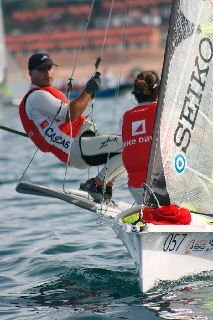 4ª Jornada Poco viento solo compiten los 49er 4ª Jornada Poco viento solo compiten los 49er