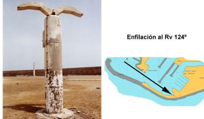 0091.4 y 0091.41 Enfilación erntrada al Puerto de Almerimar 0091.4 y 0091.41 Enfilación erntrada al Puerto de Almerimar