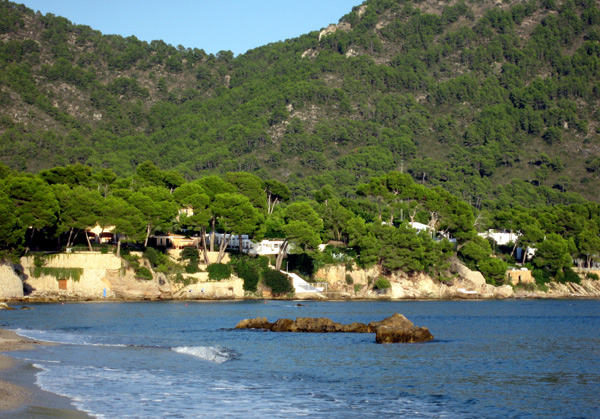 Playa D'Es Ribel. Costa de los Pinos Playa D'Es Ribel. Costa de los Pinos
