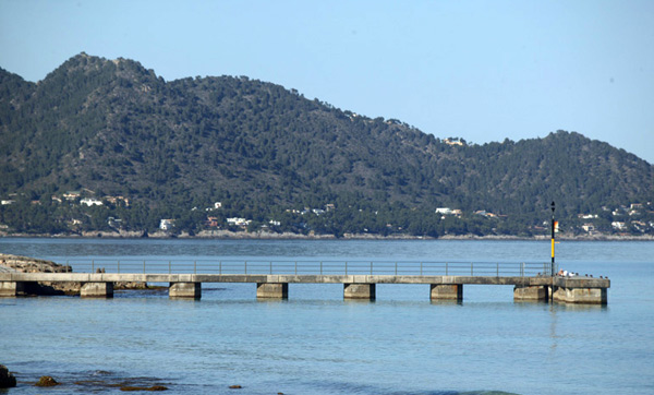 Playa D'Es Ribel. Costa de los Pinos