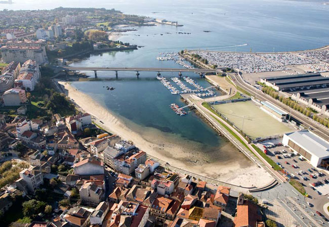 Playa de Bouzas. San Miguel