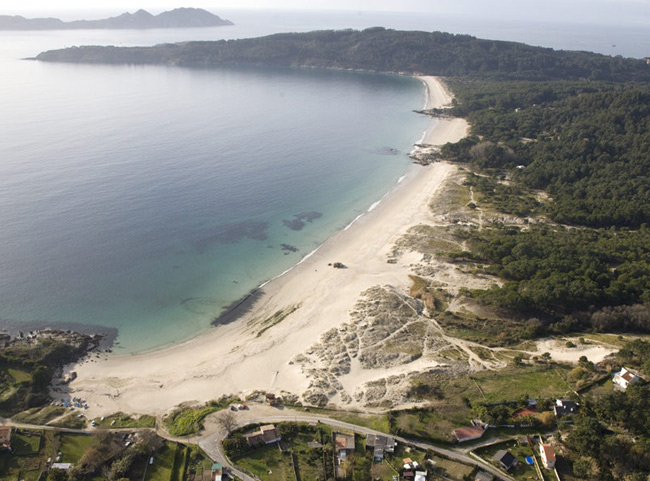 Playa de Nerga. Cangas. Ría de Vigo