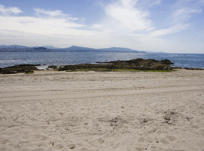 Praia do Con. Moaña. Ría de Vigo