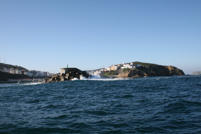 Arribando a Malpica de Bergantiños Arribando a Malpica de Bergantiños