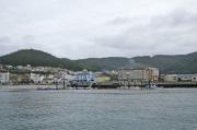Pantalanes en el puerto de Celeiro