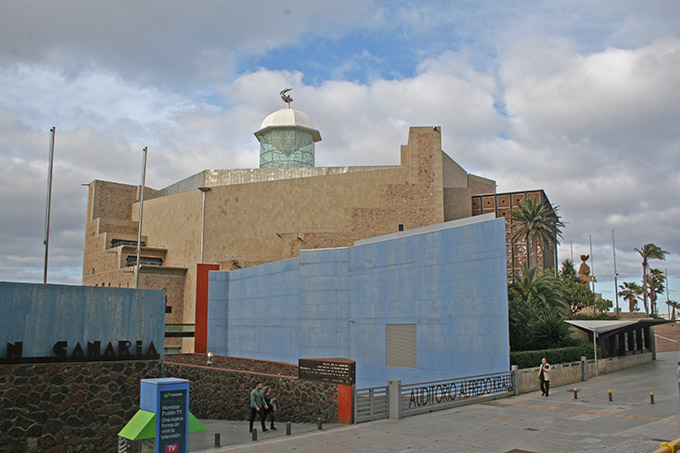 Playa de las Canteras. Auditorio Alfredo Kraus