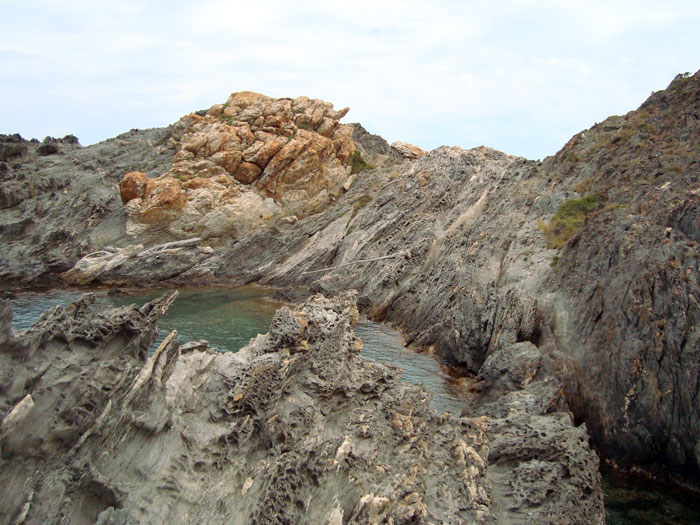 Cala Galladera y calas al S de Cap de Creus