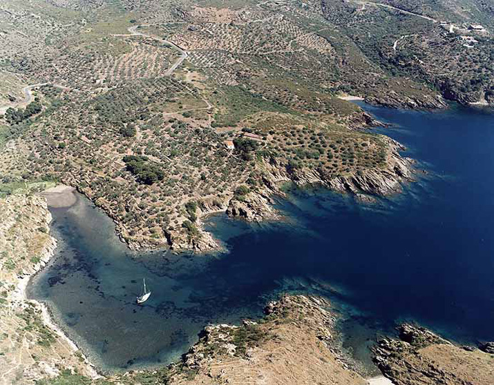 Cala Galladera y calas al S de Cap de Creus