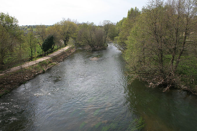 Río Jerte a su paso por Plasencia