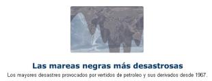 Cruda historia del mar. Las mareas negras más desastrosas Cruda historia del mar. Las mareas negras más desastrosas