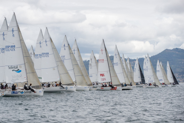 La clase J80 es la más numerosa de la competición - Foto Lalo R Villar 