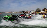 El campeonato de Europa de motos de agua trajo a San Javier a los mejores pilotos y las mejores motos del continente