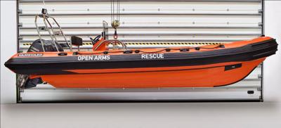 Vanguard entrega una nueva embarcación de rescate a Open Arms Vanguard entrega una nueva embarcación de rescate a Open Arms