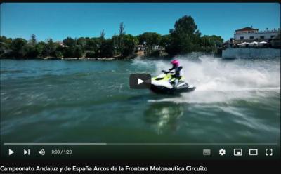 Vídeo Noticia. Campeonato Andaluz y de España Arcos de la Frontera Motonautica Circuito
