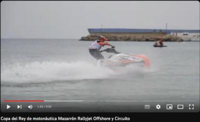 Vídeo noticia. Copa del Rey de motonáutica   Mazarrón  