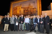 Ya luce en su nueva y definitiva ubicación el monumenmtal cuadro del 1º Centenario del Real Club Náutico de Gran Canaria