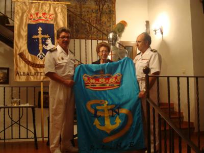 Entrega del Estandarte de la Real Liga Naval Española, Delegación  Mares de Castilla 