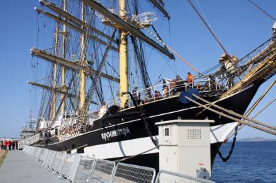 Los barcos de la Tall Ships Race se convierten en verdaderos anfitriones en Vigo