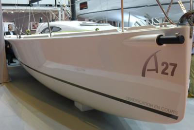Primeras imágenes del nuevo A27 que se ha presentado en el Salón náutico de Paris. Primeras imágenes del nuevo A27 que se ha presentado en el Salón náutico de Paris.