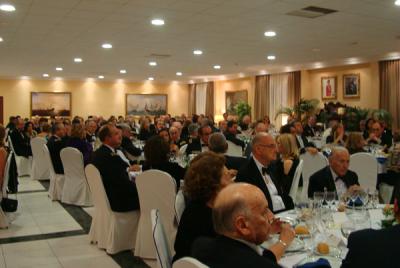 Cena de confraternización de la Real Liga Naval Española,