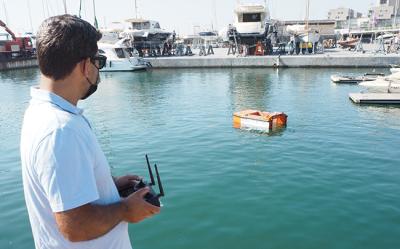 Marina Badalona, primer puerto en Catalunya en poner en marcha un sistema de recogida de residuos con drones acuáticos Marina Badalona, primer puerto en Catalunya en poner en marcha un sistema de recogida de residuos con drones acuáticos
