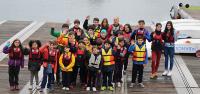 Medio centenar de niños ya disfrutan de cursos de vela y remo con el Náutico de Vigo dentro del programa municipal de escuelas deportivas