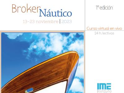 ANEN apuesta por la formación en náutica colaborando en la 1ª edición del curso virtual de Broker Náutico organizado por el IME 