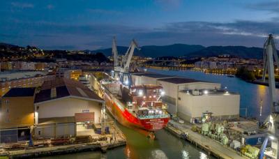 Astilleros Murueta bota el Mundaka NM para el pool Murueta Atlántico 